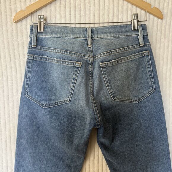 Frame Denim Le Boy Mid Rise Jeans in Levine Wash Womens Size 25 - Picture 11 of 14